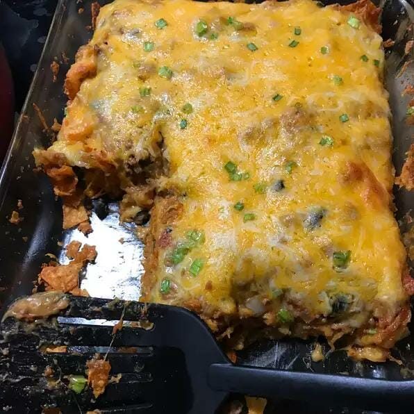 WALKING TACO CASSEROLE