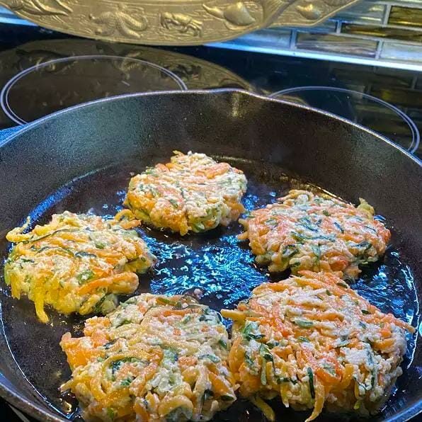 Zucchini Parmesan Cheese Fritters