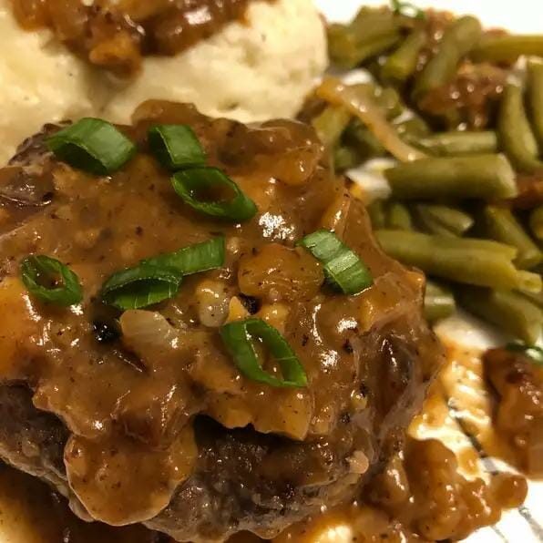 Hamburger Steak With Onion Gravy