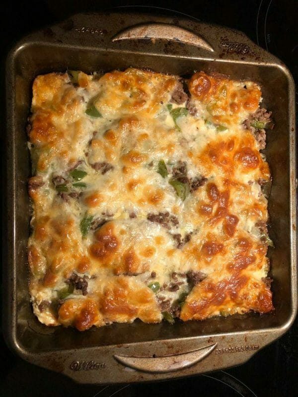 Philly Cheesesteak Casserole