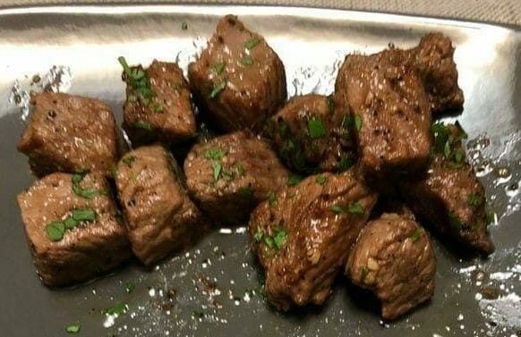 Steak Bites with Garlic Butter