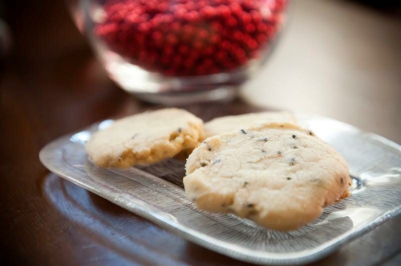 Lavender Shortbread Cookies