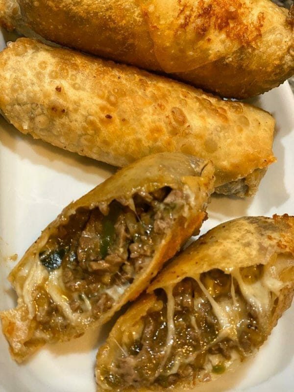 PHILLY CHEESESTEAK EGG ROLLS