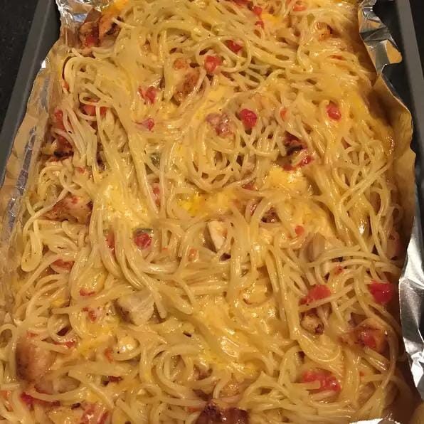 CHICKEN SPAGHETTI CASSEROLE