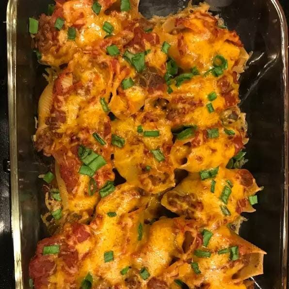 TACO STUFFED SHELLS