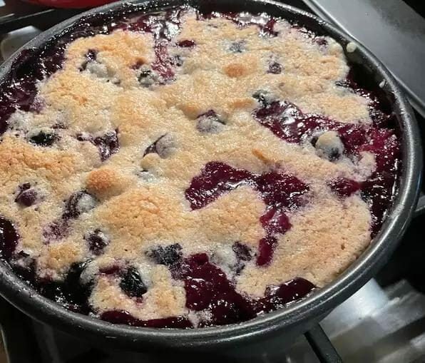 BEST EVER BLUEBERRY COBBLER