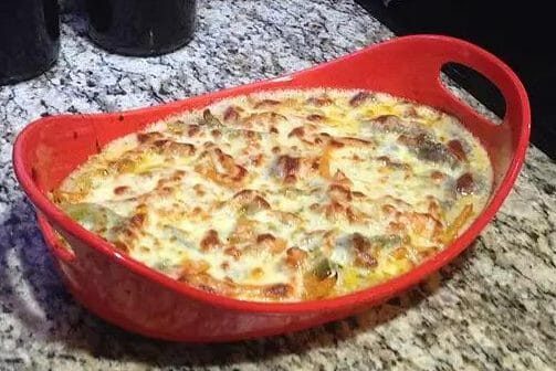 Philly Cheese Steak Casserole