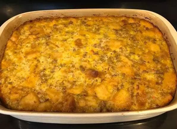 Holiday Breakfast Sausage Casserole