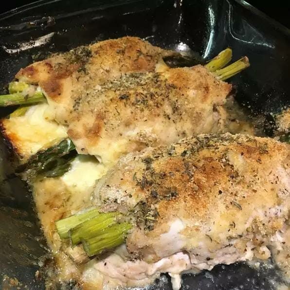 ASPARAGUS STUFFED CHICKEN BREAST