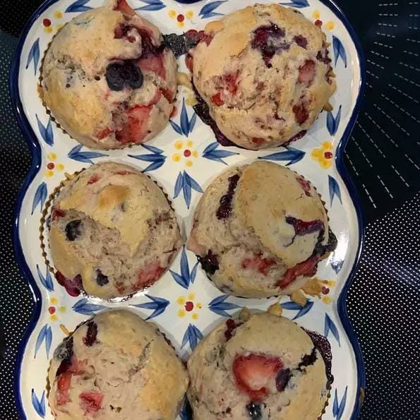 FRUIT EXPLOSION MUFFINS