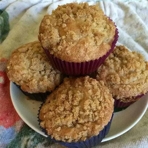 PEACH COBBLER MUFFINS