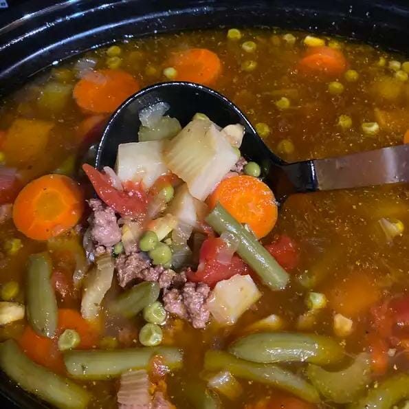 HEARTY CROCKPOT COWBOY SOUP