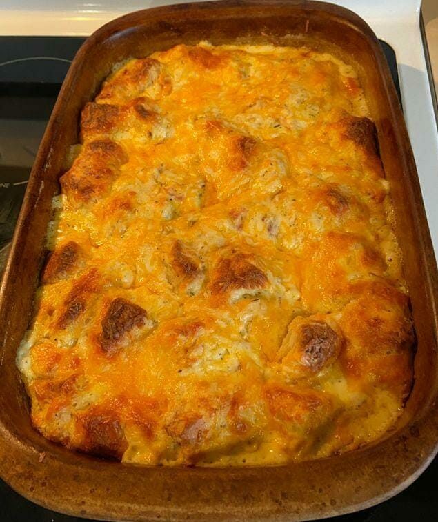 Chicken Bubble Biscuit Bake Casserole