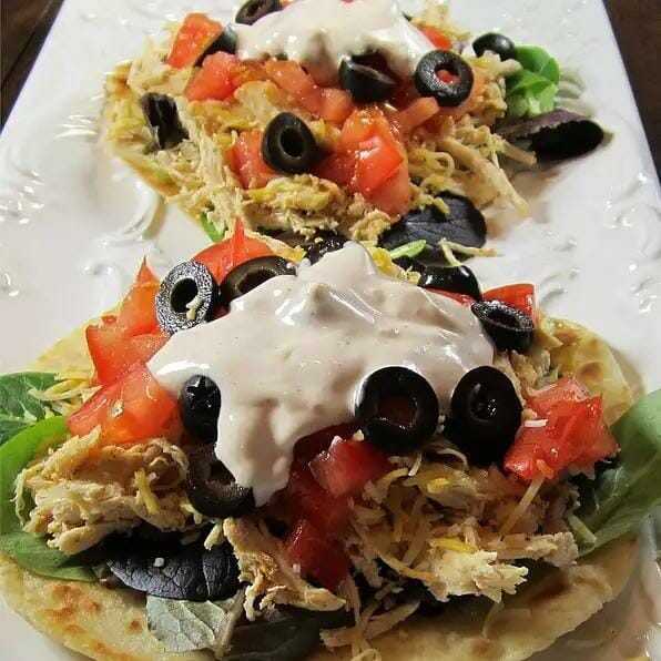 Crock Pot Ranch Chicken Tacos