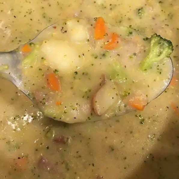 Broccoli Cheese and Potato Soup