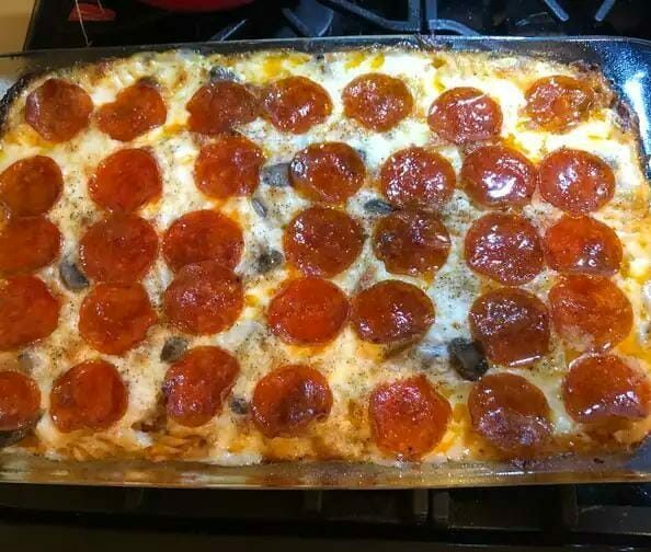 Pepperoni Pizza Casserole