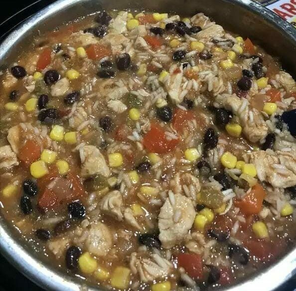 Slow Cooker Chicken Burrito Bowl