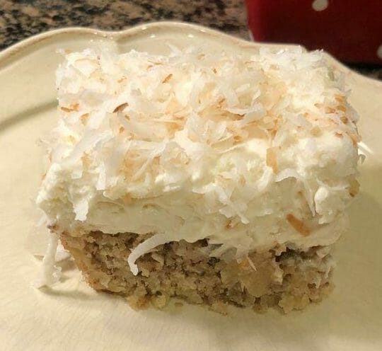 HAWAIIAN WEDDING CAKE WITH WHIPPED CREAM-CREAM CHEESE FROSTING