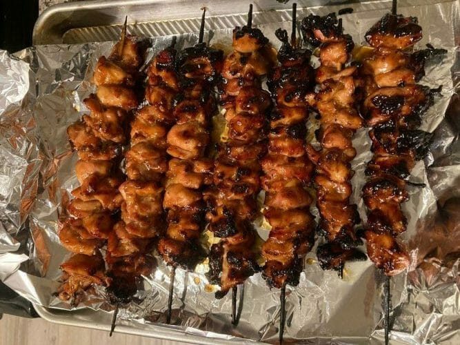 TERIYAKI CHICKEN SKEWERS