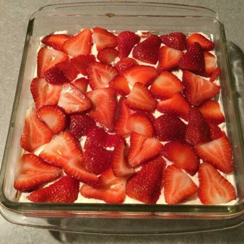 No Bake Sugar Free Strawberry Cheesecake