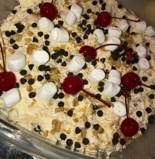 Banana Split Fluff Salad