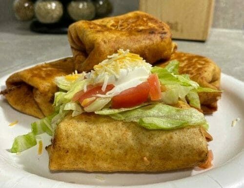 Beef and Cheese Chimichanga