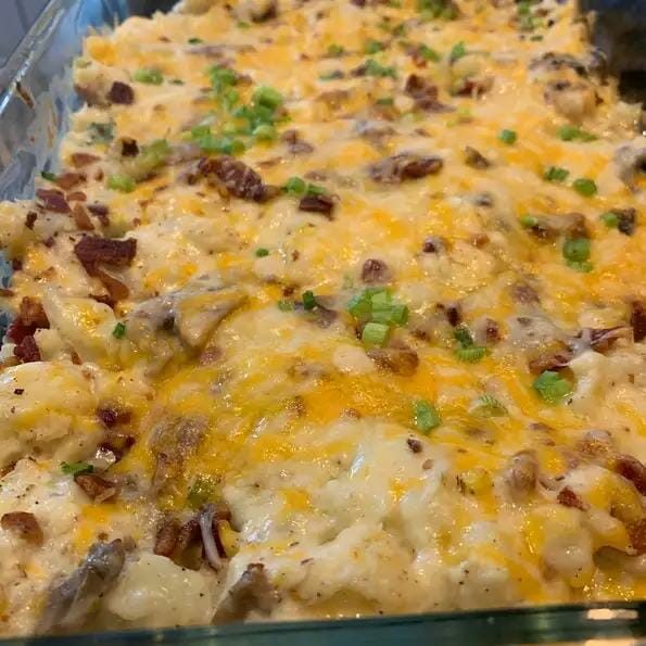 LOADED CAULIFLOWER CASSEROLE