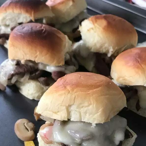 Philly Cheesesteak Sliders