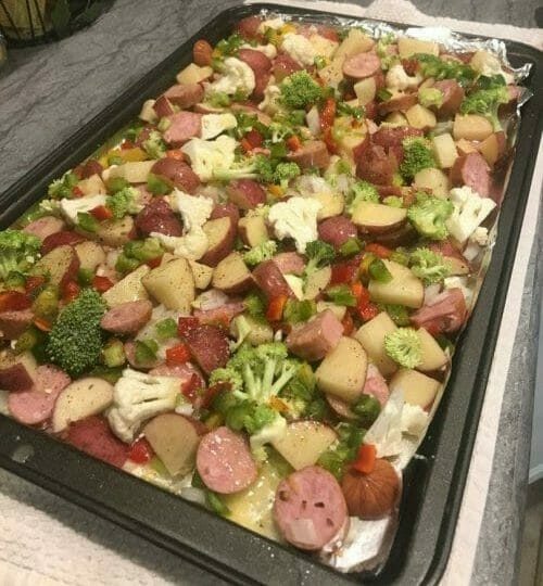 Smoked Sausage and Potato Bake