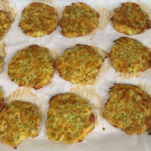 Crispy Broccoli Cheese Rounds