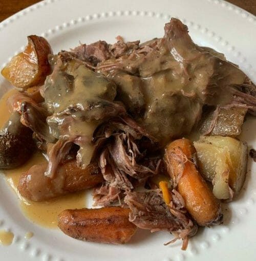 Slow Cooker Pot Roast with Gravy Recipe