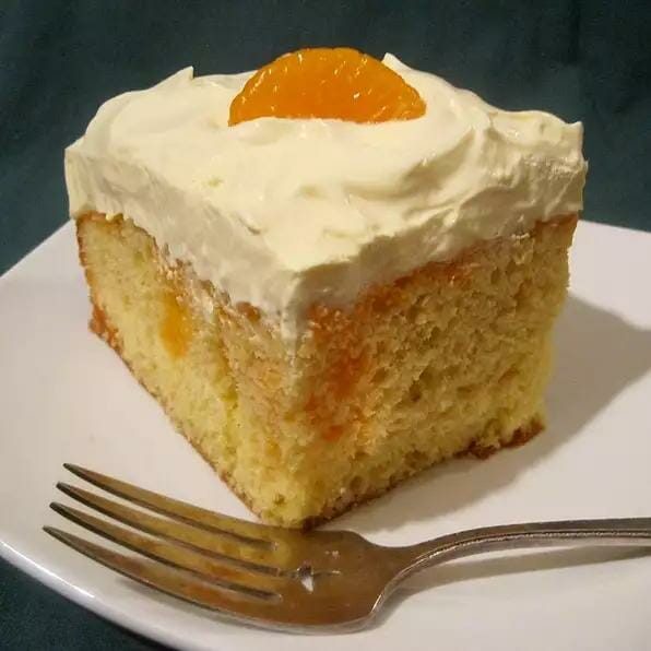 Orange Creamsicle Cake