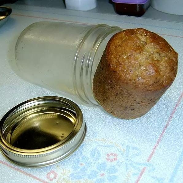 Banana bread in a Jar