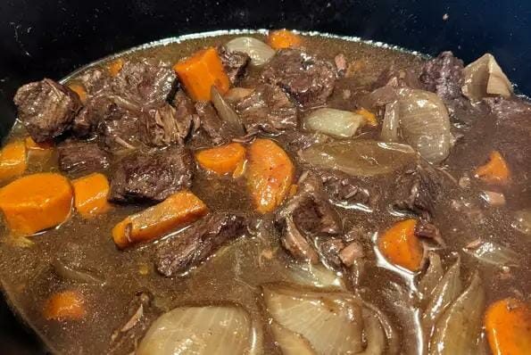 Slow Cooker Beef Bourguignon