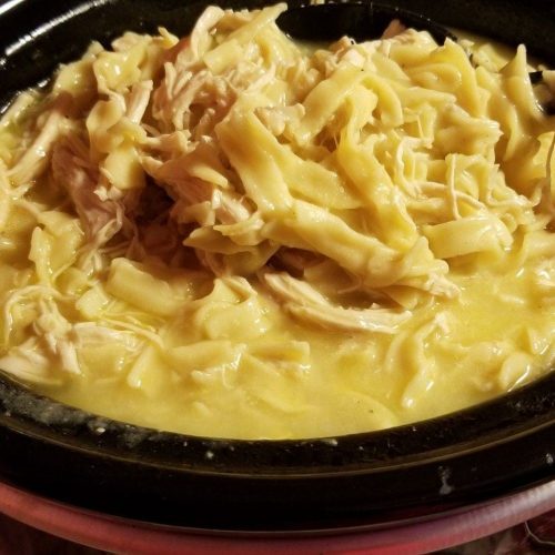 Crockpot Chicken and Noodles