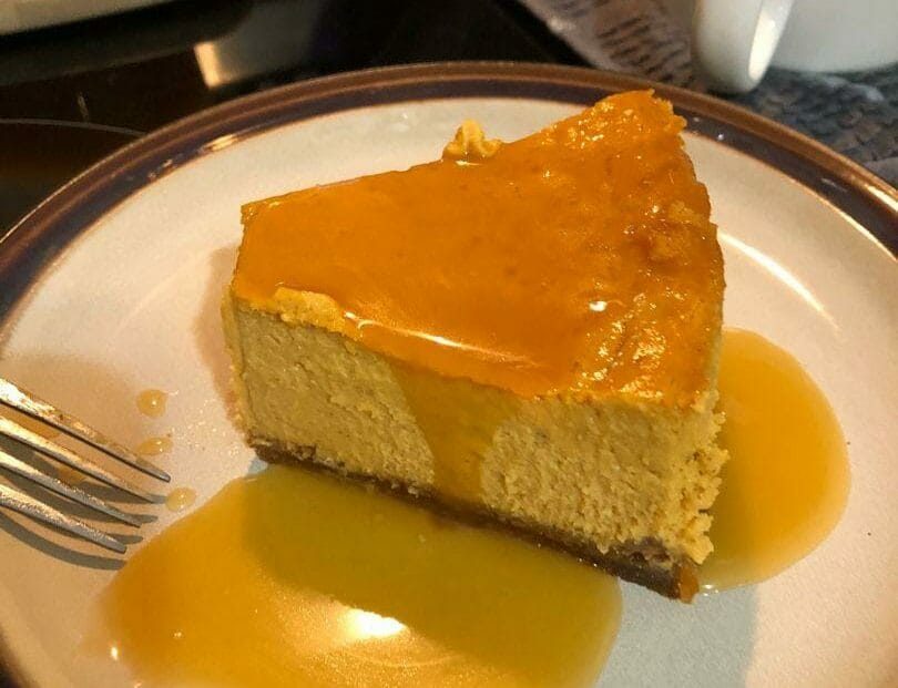 Caramel Pumpkin Cheesecake