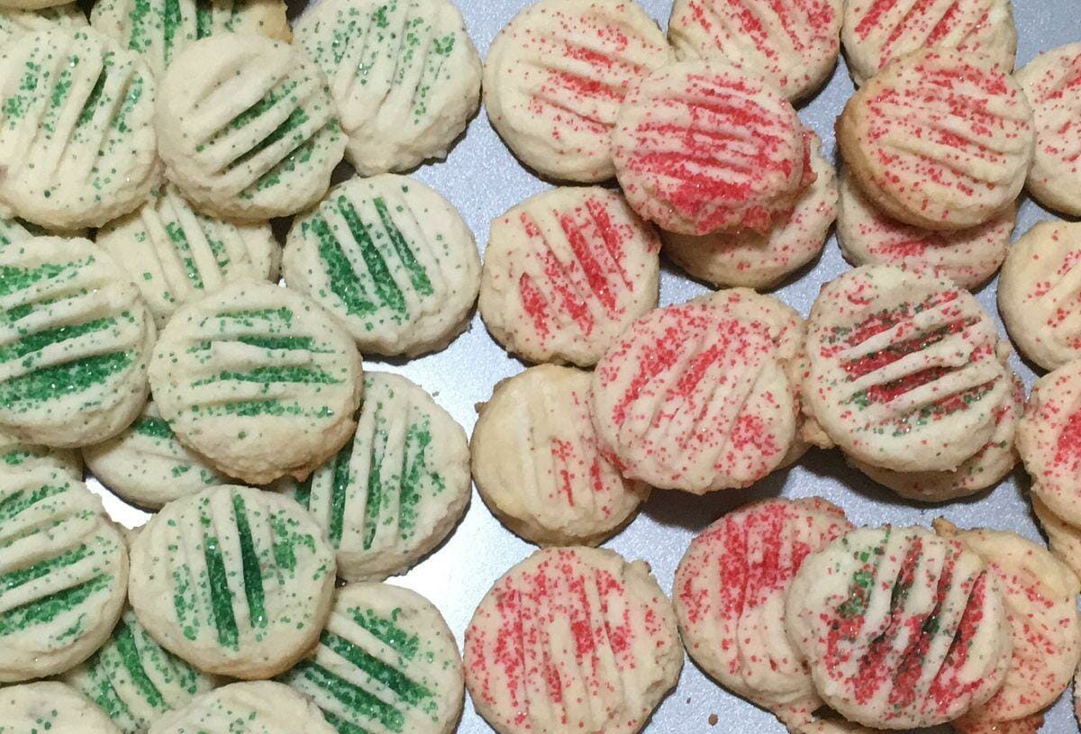 Whipped Shortbread Cookies