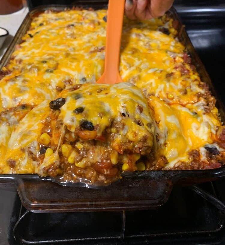 Beef Enchilada Casserole