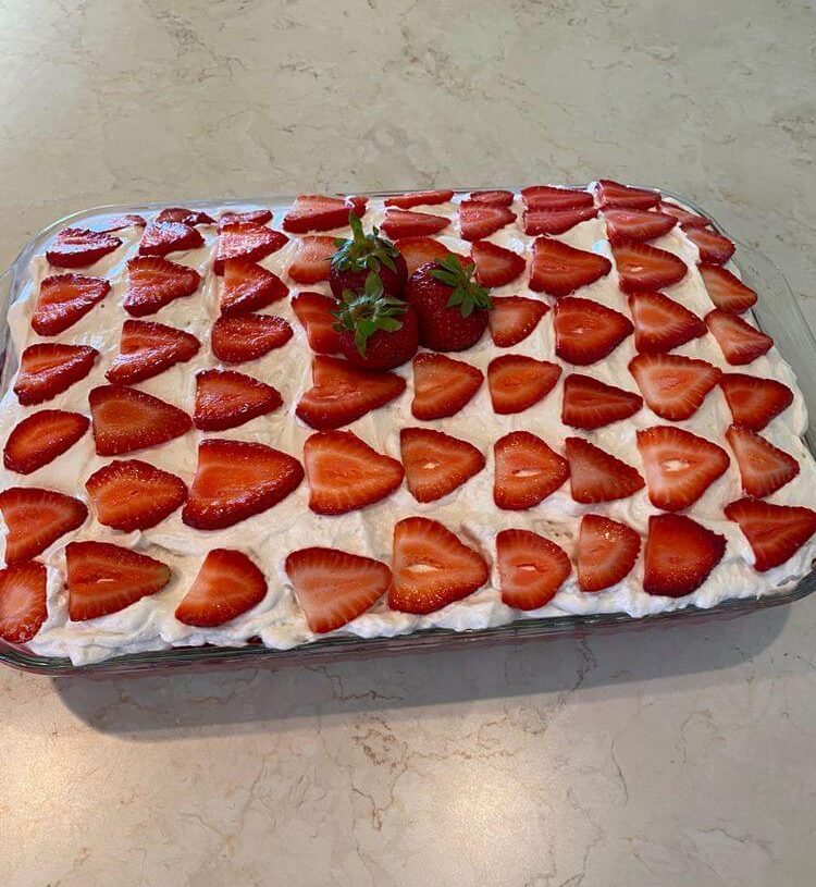 Best Strawberry Poke Cake