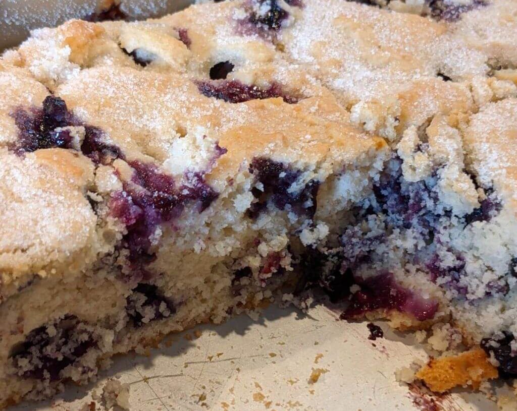 Buttermilk Blueberry Breakfast Cake