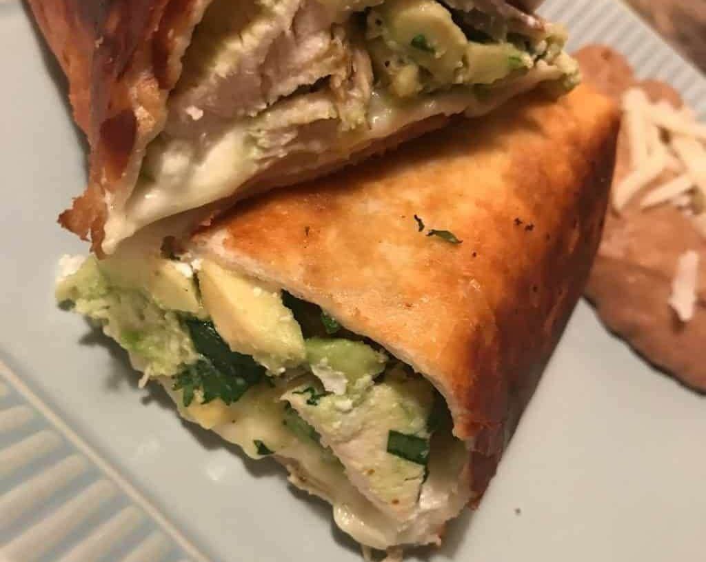 Chicken Avocado Burritos