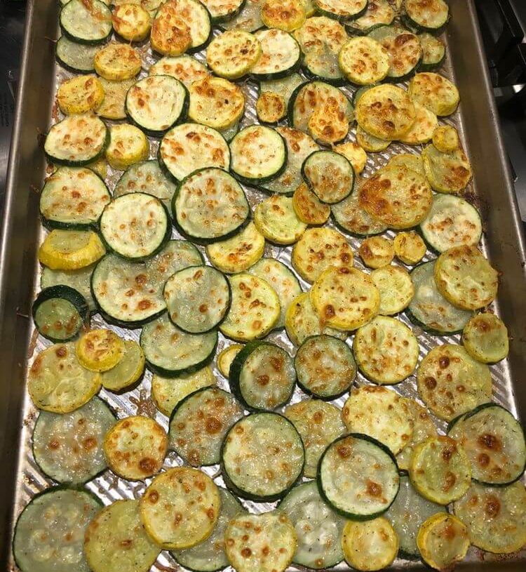 Oven Roasted Zucchini and Squash