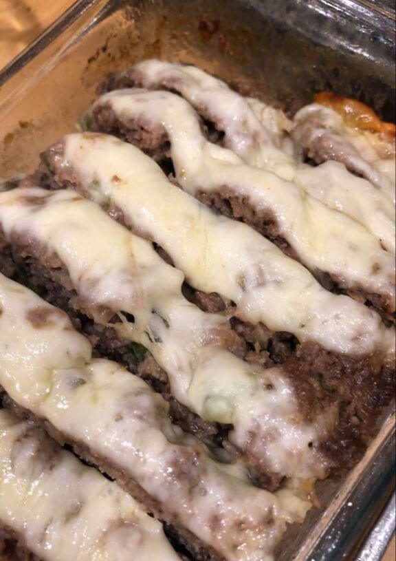 This Philly Cheesesteak Meatloaf is everyone’s favorite