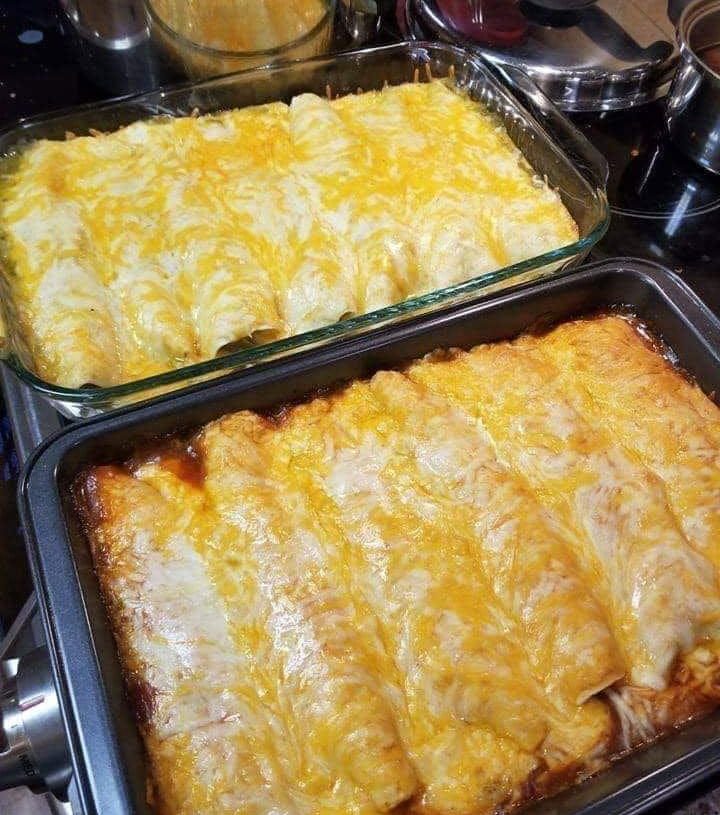 Cream Cheese Chicken Enchiladas