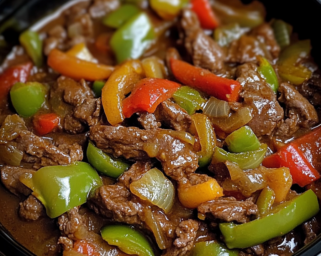 Crockpot Pepper Steak