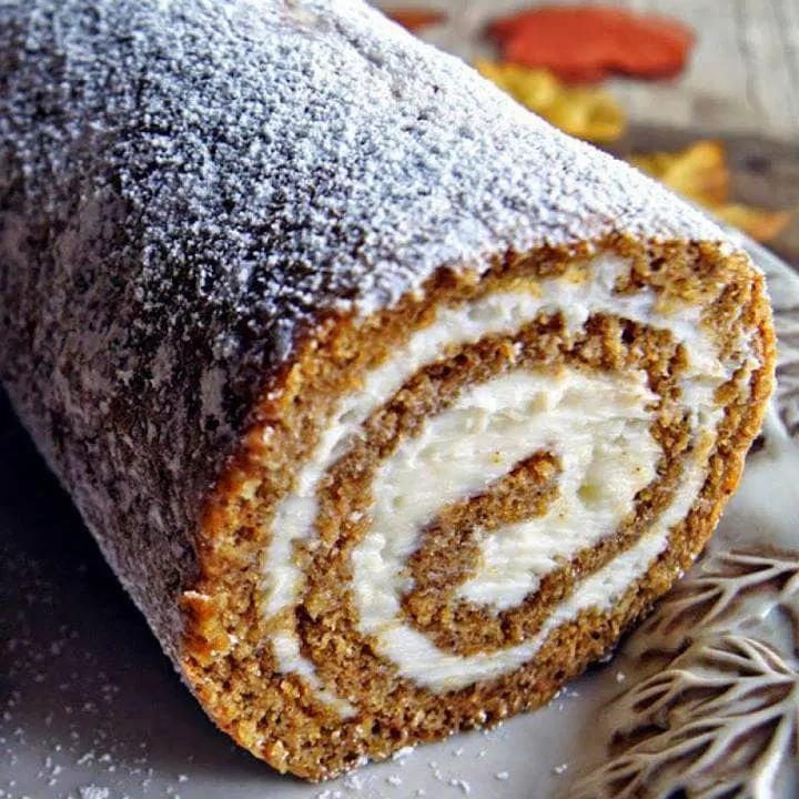 Pumpkin Cream Cheese Roll