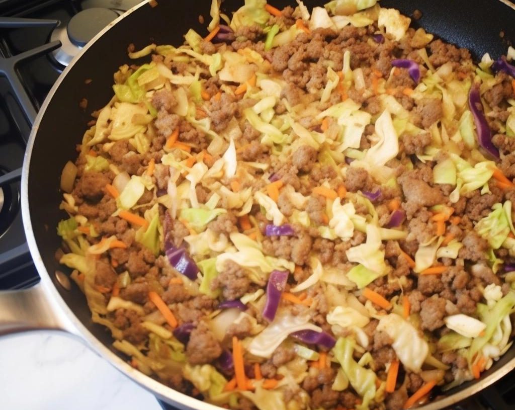 LOW-CARB EASY TO MAKE EGG ROLL IN A BOWL