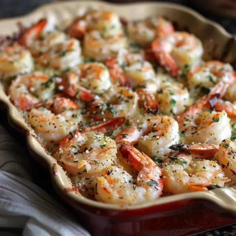 Garlic Parmesan Roasted Shrimp