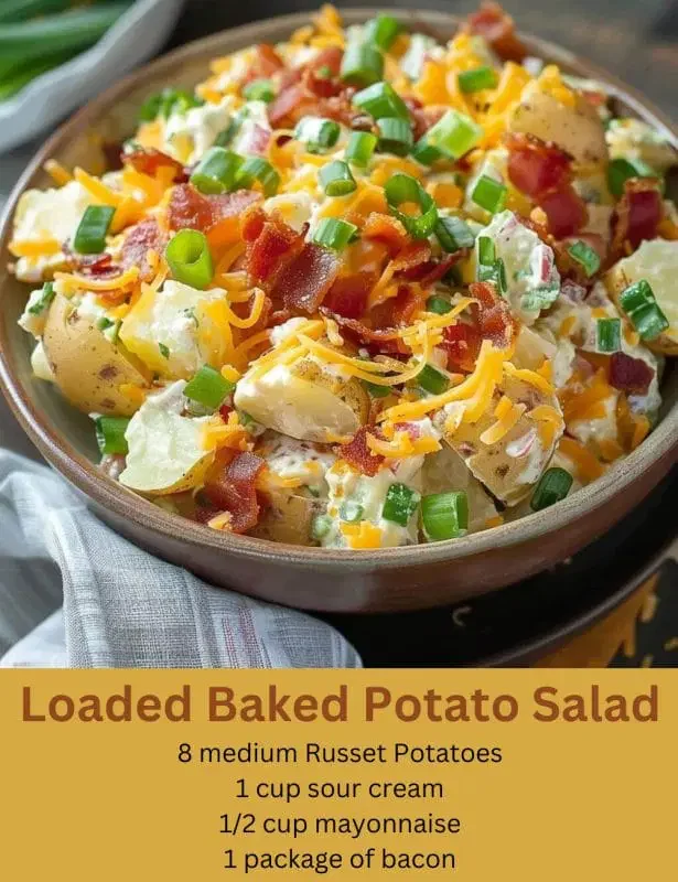 Loaded Baked Potato Salad Recipe