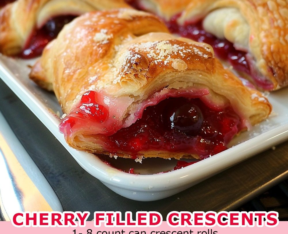 Cherry Filled Crescent Rolls